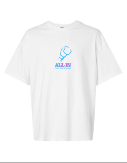 🦋 FLY & STING – RAW BOXING TEE (White Edition)